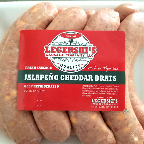 Cheddar jalapeno outlet brats