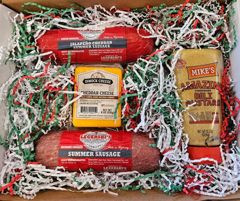 Holiday Summer Sausage & Cheese Gift Box